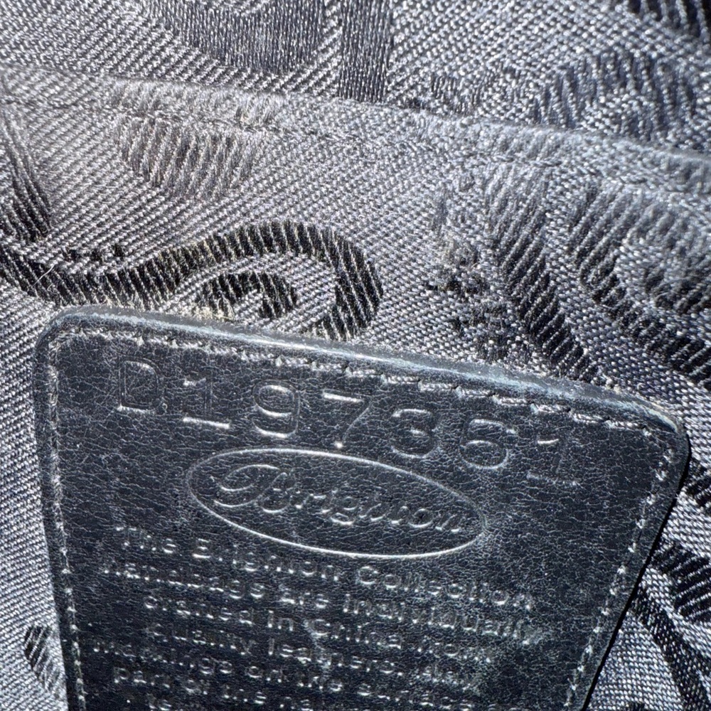 Brighton Black Textured Handbag